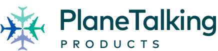 PlaneTalking Products, sustainable inflight products logo